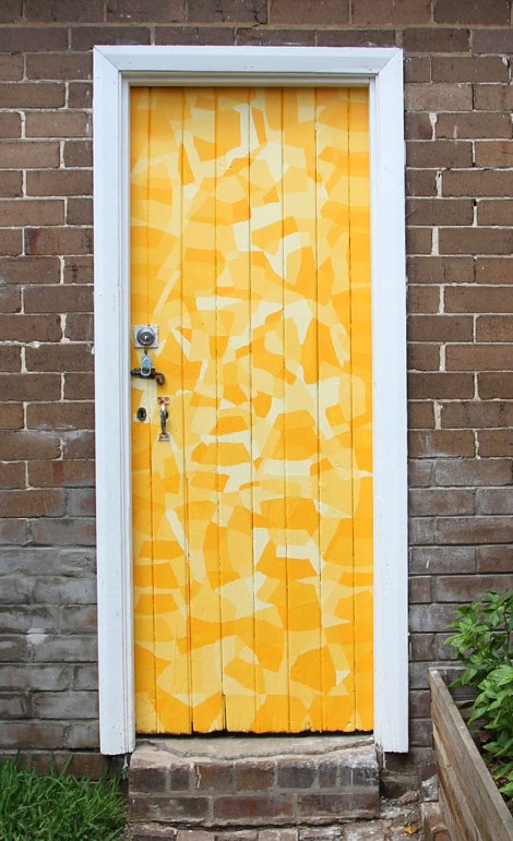 Meredith Frances Lynch, Golden Orb*, 2013. Acrylic paint on wood.