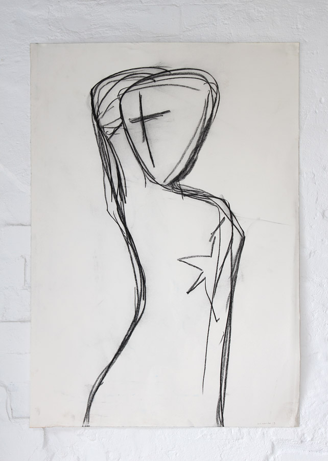 Sophie V Coombs: Content Provider, 2013, pastel on paper