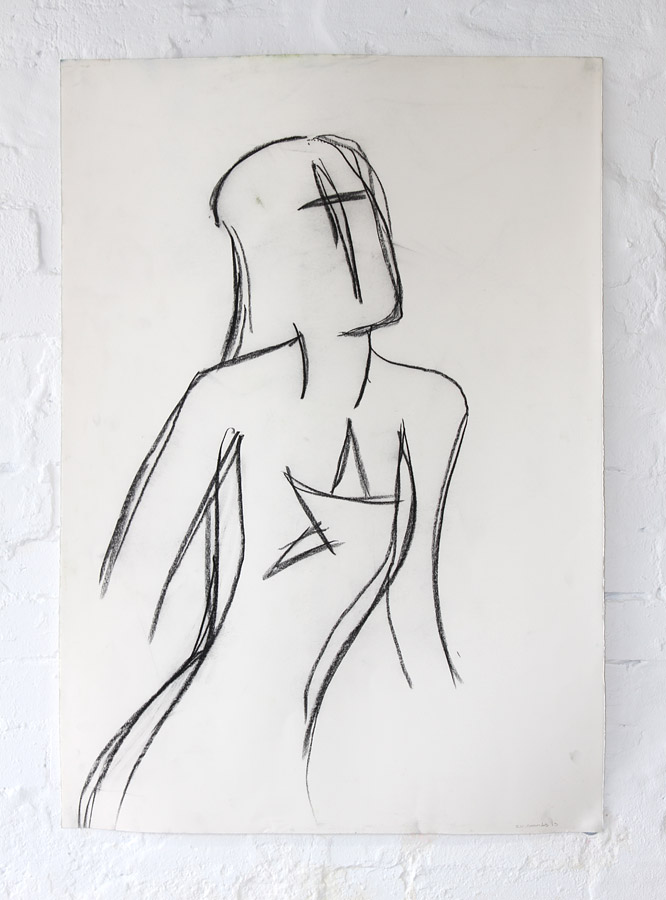 Sophie V Coombs: Content Provider, 2013, pastel on paper