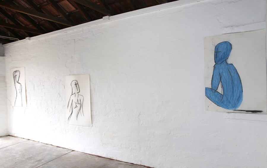 Sophie V Coombs: Content Provider, 2013, pastel on paper