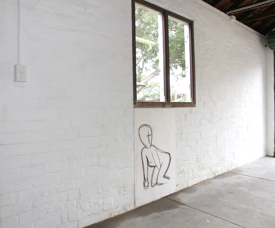 Sophie V Coombs: Content Provider, 2013, pastel on paper