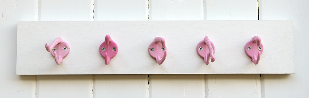 Brenda Factor Hookish, 2013. Silicone, screws on MDF