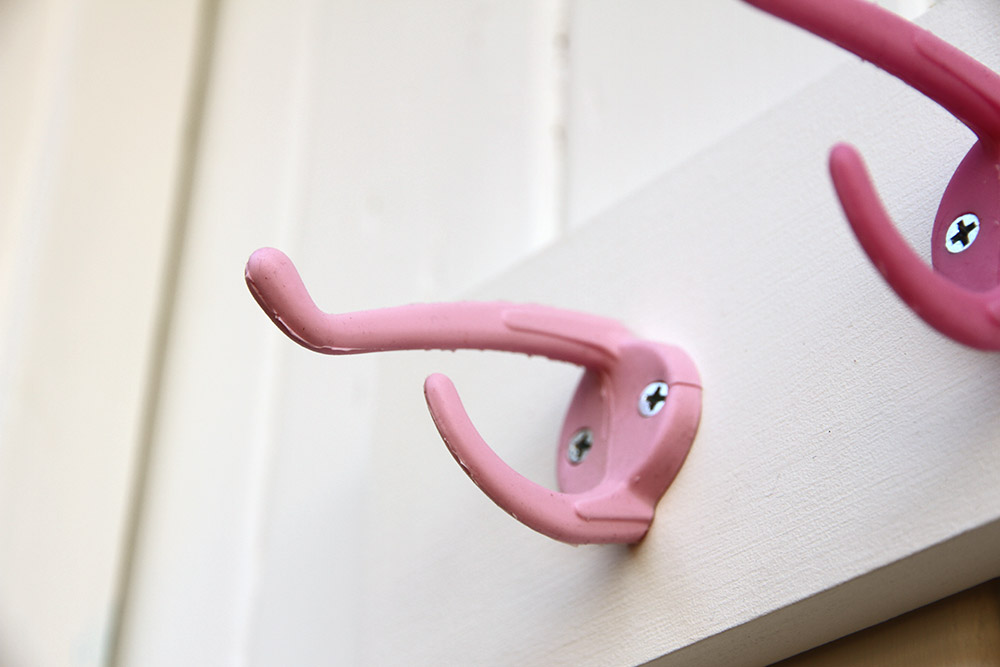 Brenda Factor: Hookish, 2013. Silicone, screws on MDF