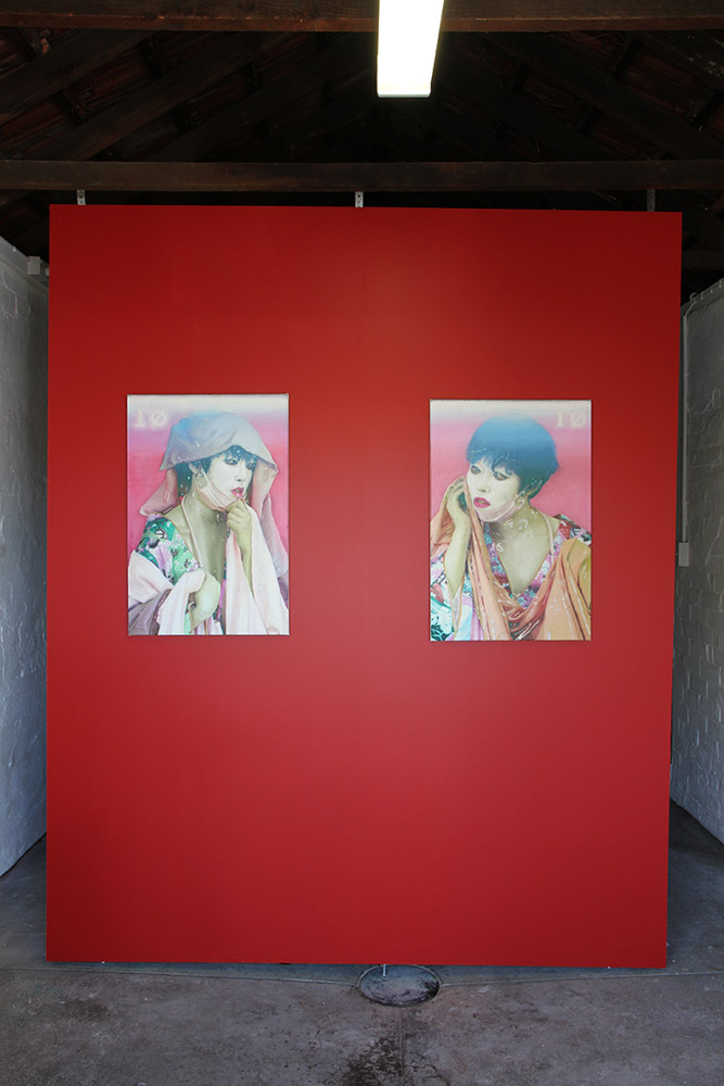 Samuel Galileo Quinteros: Idle God I, Idle God II. Oil on canvas, 76 x 51 cm