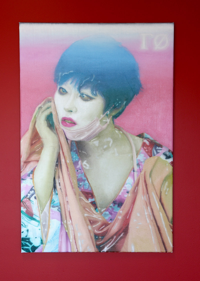 Samuel Galileo Quinteros: Idle God I, Idle God II. Oil on canvas, 76 x 51 cm