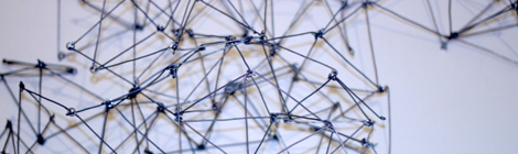 Bridget Minatel: Pixar Mountain, 2013 Aluminium wire, dimensions variable