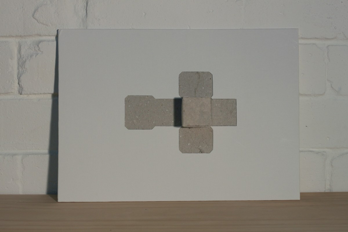 Bronia Iwanczak Untitled Cube, 2005 paper & board 35 x 25cm Edition 4/7 SOLD