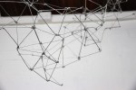 Bridget Minatel: Pixar Mountain, (2013). Aluminium wire, dimensions variable.