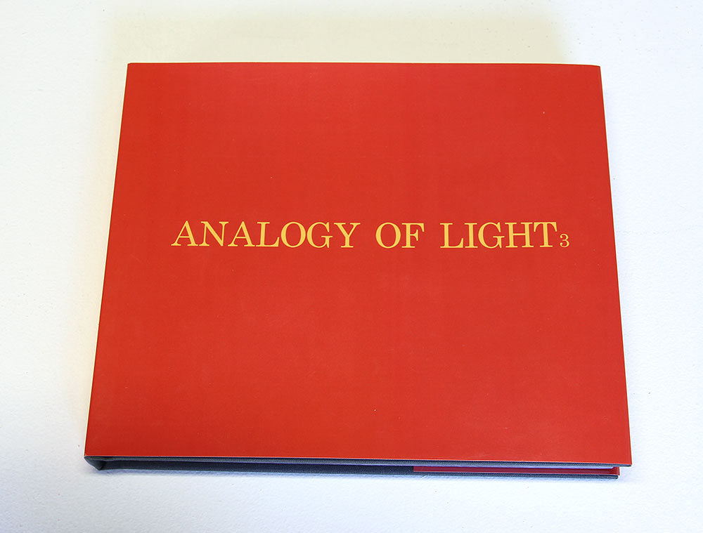 Bronia Iwanczak: Analogy of Light 3, detail. Approx 240 pages, 25cm x20cm, 2013