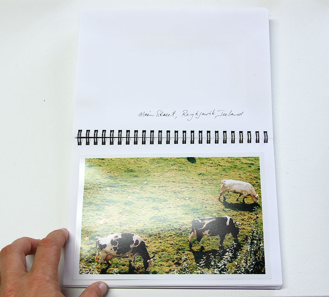 C.Moore Hardy: Vistas, detail. Hand made books with colour photographic prints