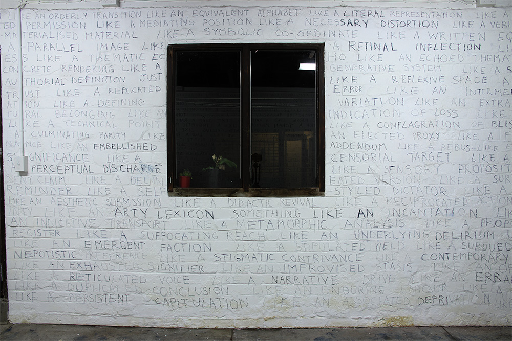 Lynne Barwick: Like a structured language. Installation view. Photo Jane Polkinghorne