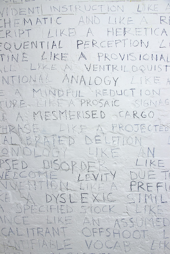 Lynne Barwick: Like a structured language, 2014, detail. Photo Jane Polkinghorne
