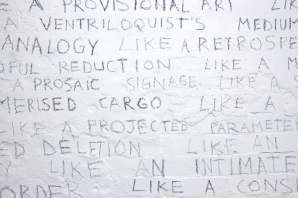 Lynne Barwick: Like a structured language, 2014, detail. Photo Jane Polkinghorne