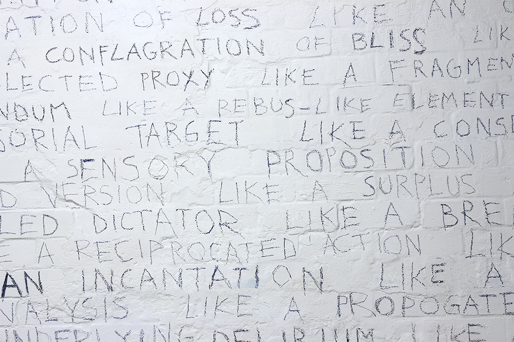 Lynne Barwick: Like a structured language, 2014, detail. Photo Jane Polkinghorne