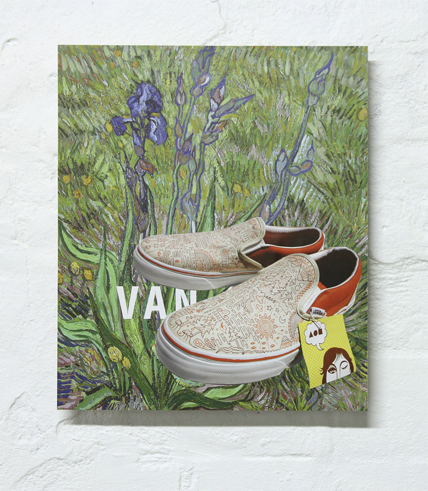 Van, collage by Mark Titmarsh. Pic: Jane Polkinghorne