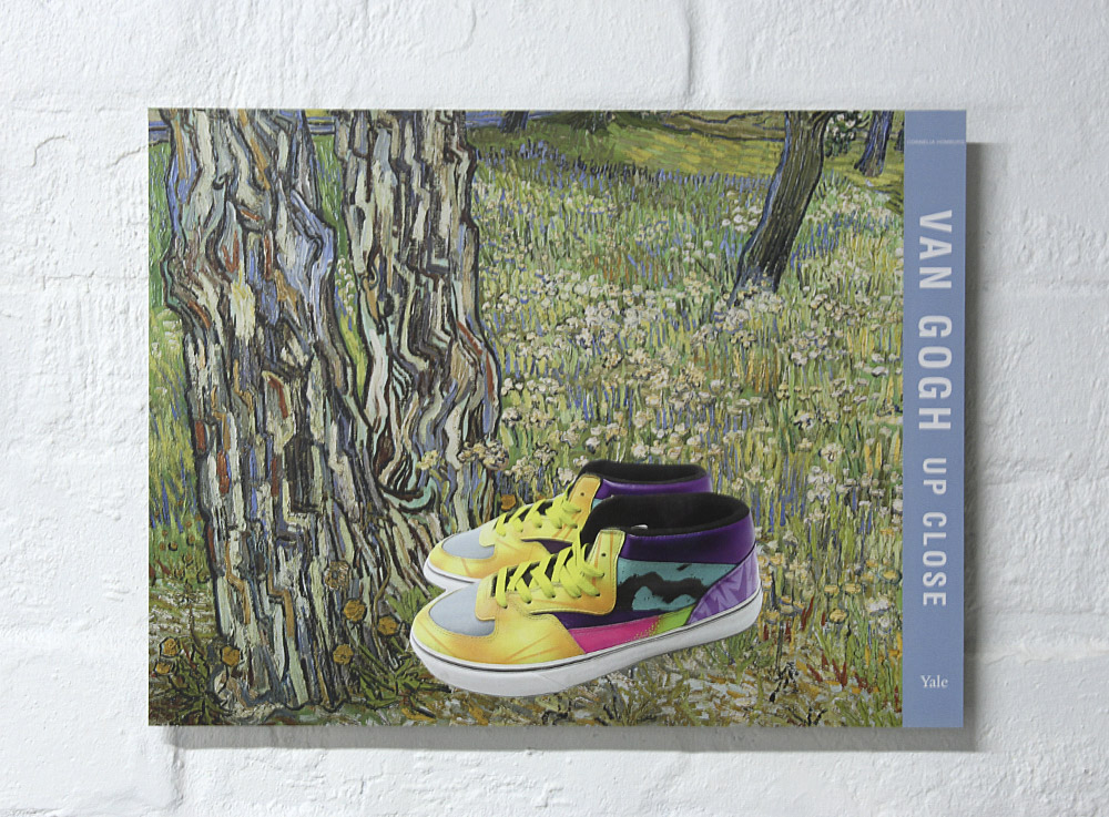 "Van Gogh Up Close" paper collage by Mark Titmarsh. Pic: Jane Polkinghorne