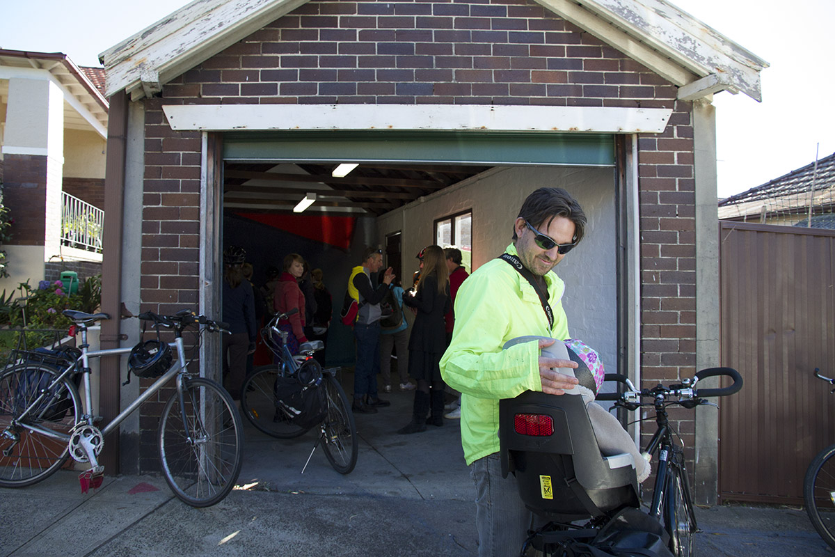 Pulped, Melissa Harvey. Art Cycle tour stops by, 5th July 2014.