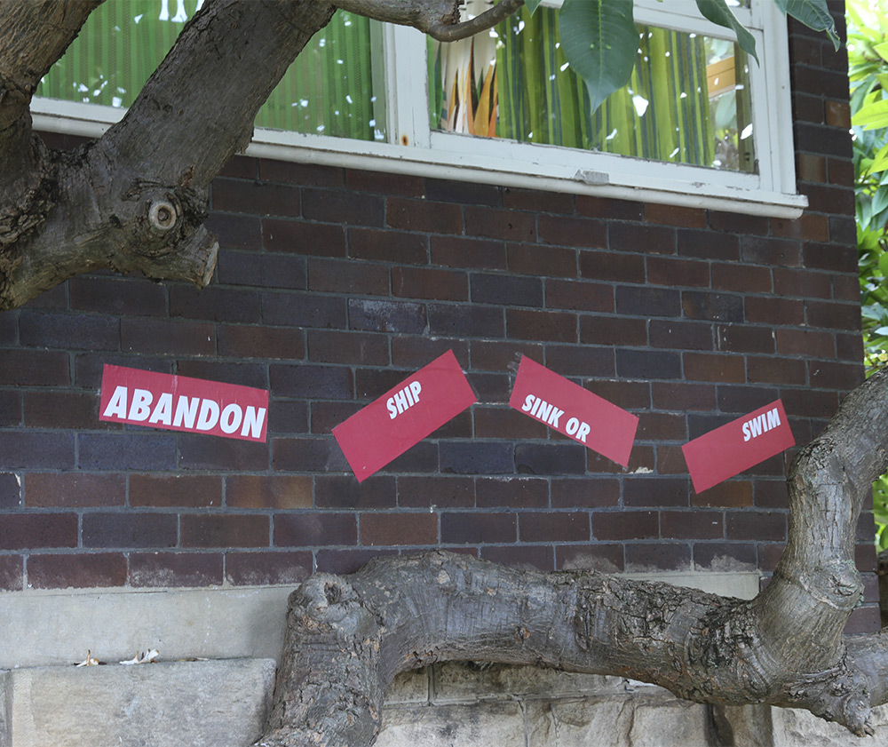 Cherine Fahd, Untitled (detail), 2015. Paper, wheat glue.