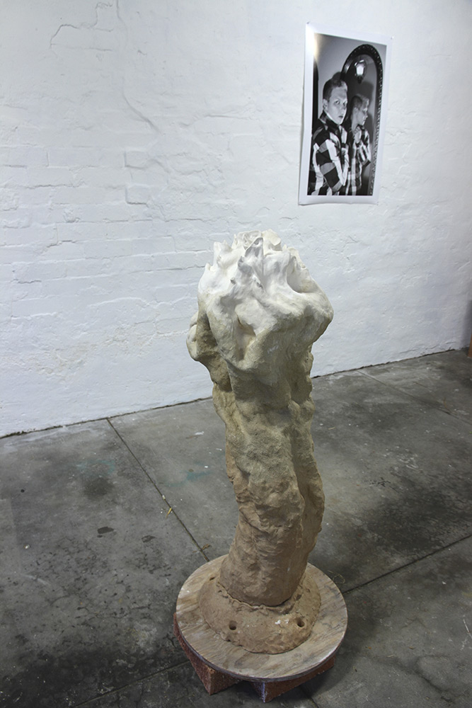 Trevor Fry: Place for Trixie la Farge, 2015. Unglazed ceramics.