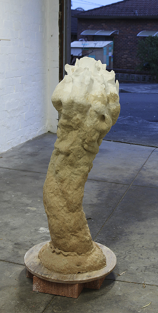 Trevor Fry: Place for Trixie la Farge, 2015. Unglazed ceramics.