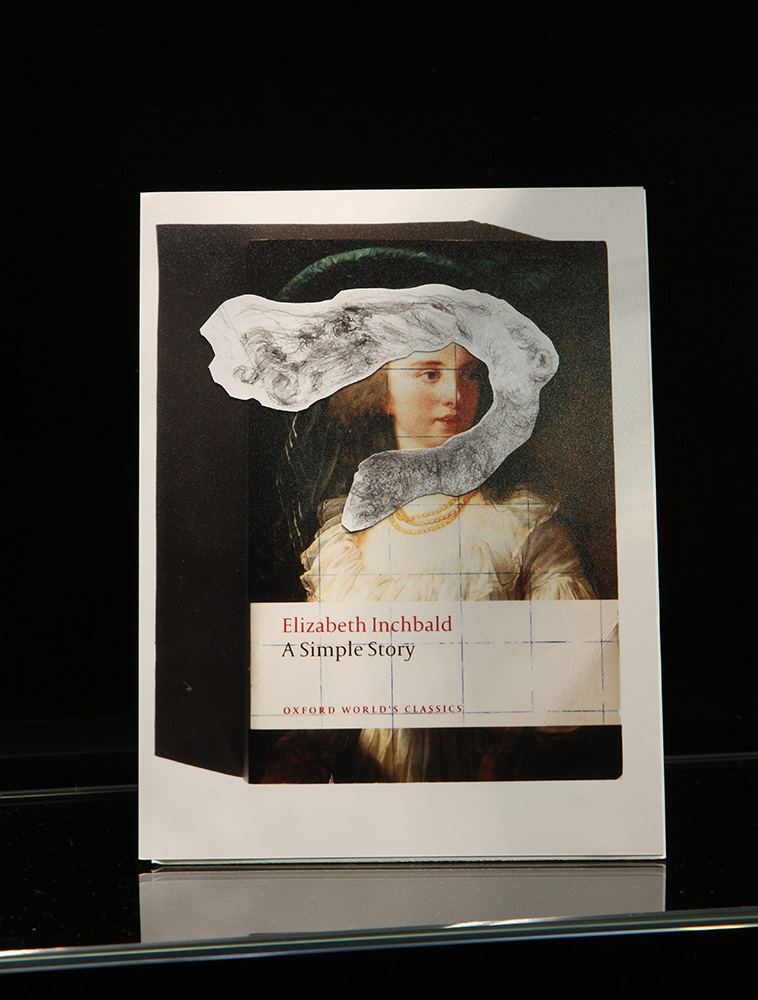 Anne Kay “Learning to draw from books”, 2015. Series of photo-montages.