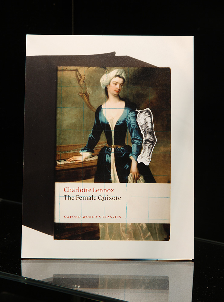 Anne Kay “Learning to draw from books”, 2015. Series of photo-montages.