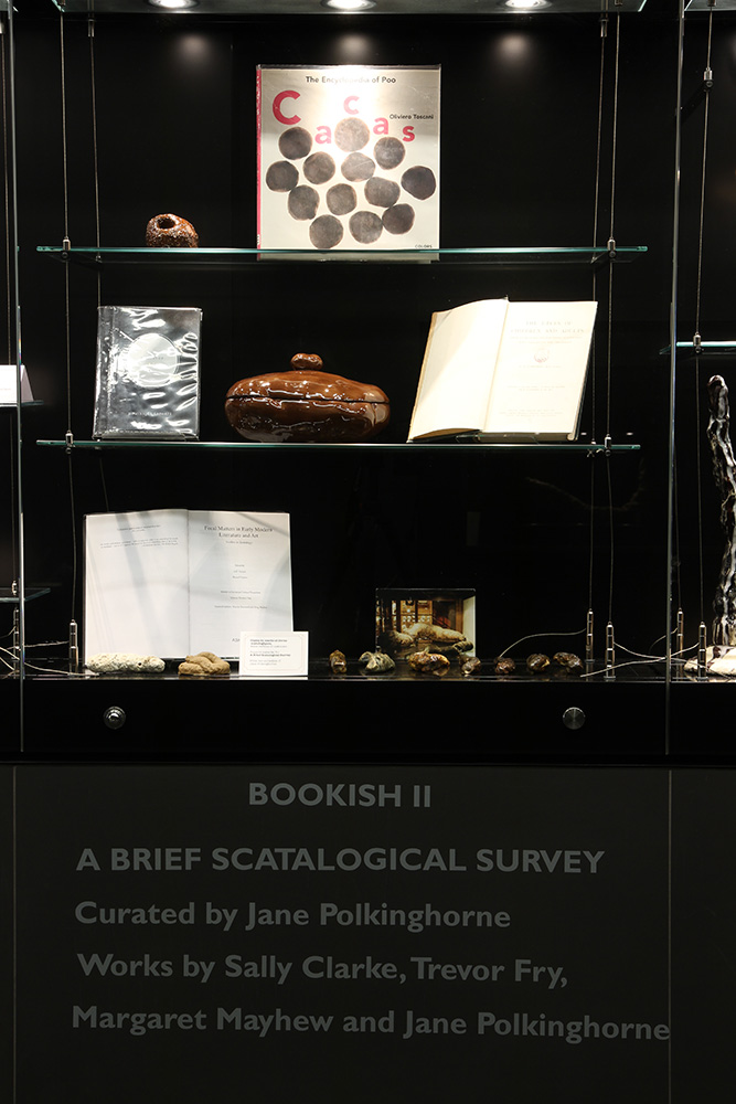 "A Brief Scatological Survey", 2015, curated by jane Polkinghorne. Objects and books from collection of curator