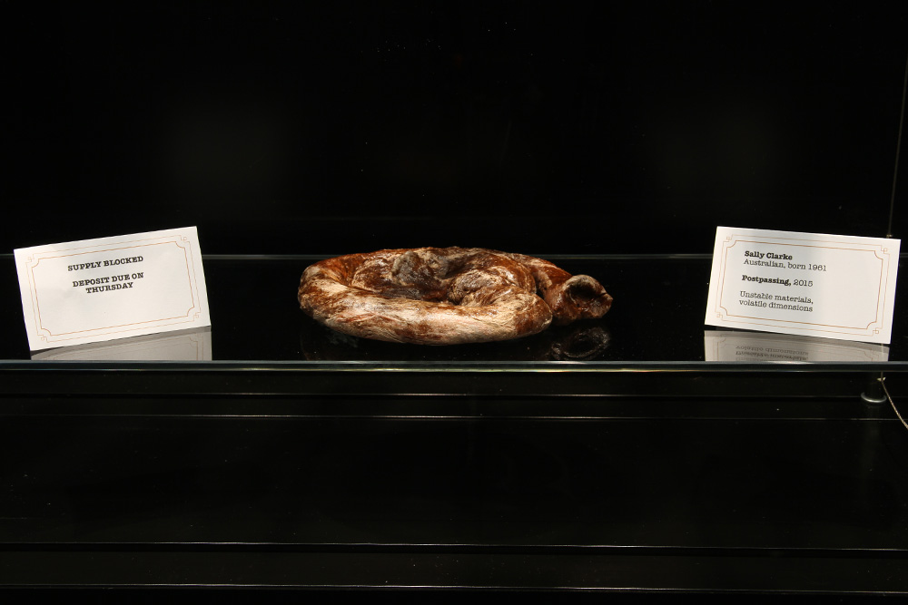 Sally Clarke "Postpassing", 2015. Unstable materials, volatile dimensions