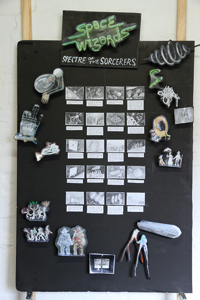 Simon Yates: The Return of the Space Wizards 1, 2015. Detail