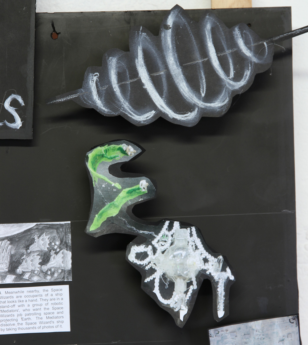 Simon Yates: The Return of the Space Wizards 1, 2015. Detail