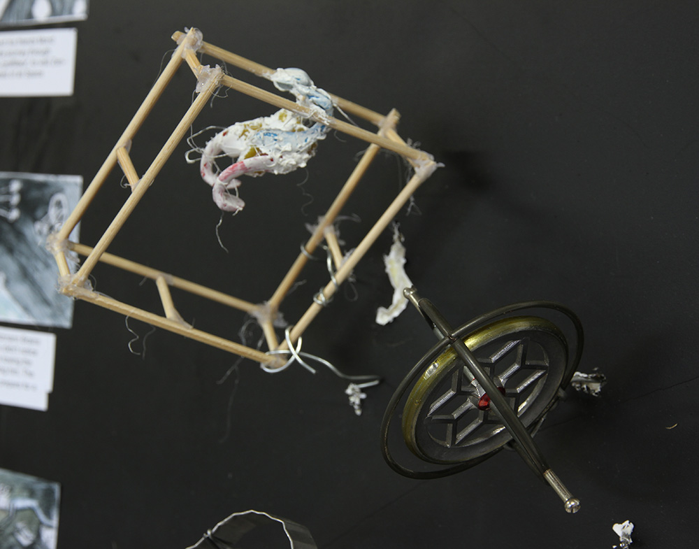 Simon Yates: The Return of the Space Wizards 2, 2015, detail. Mixed media