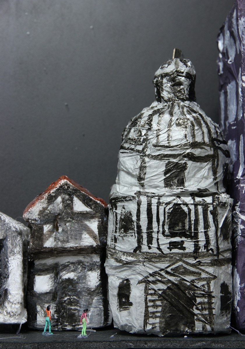 Simon Yates: The Return of the Space Wizards 3, 2015, detail. Mixed media