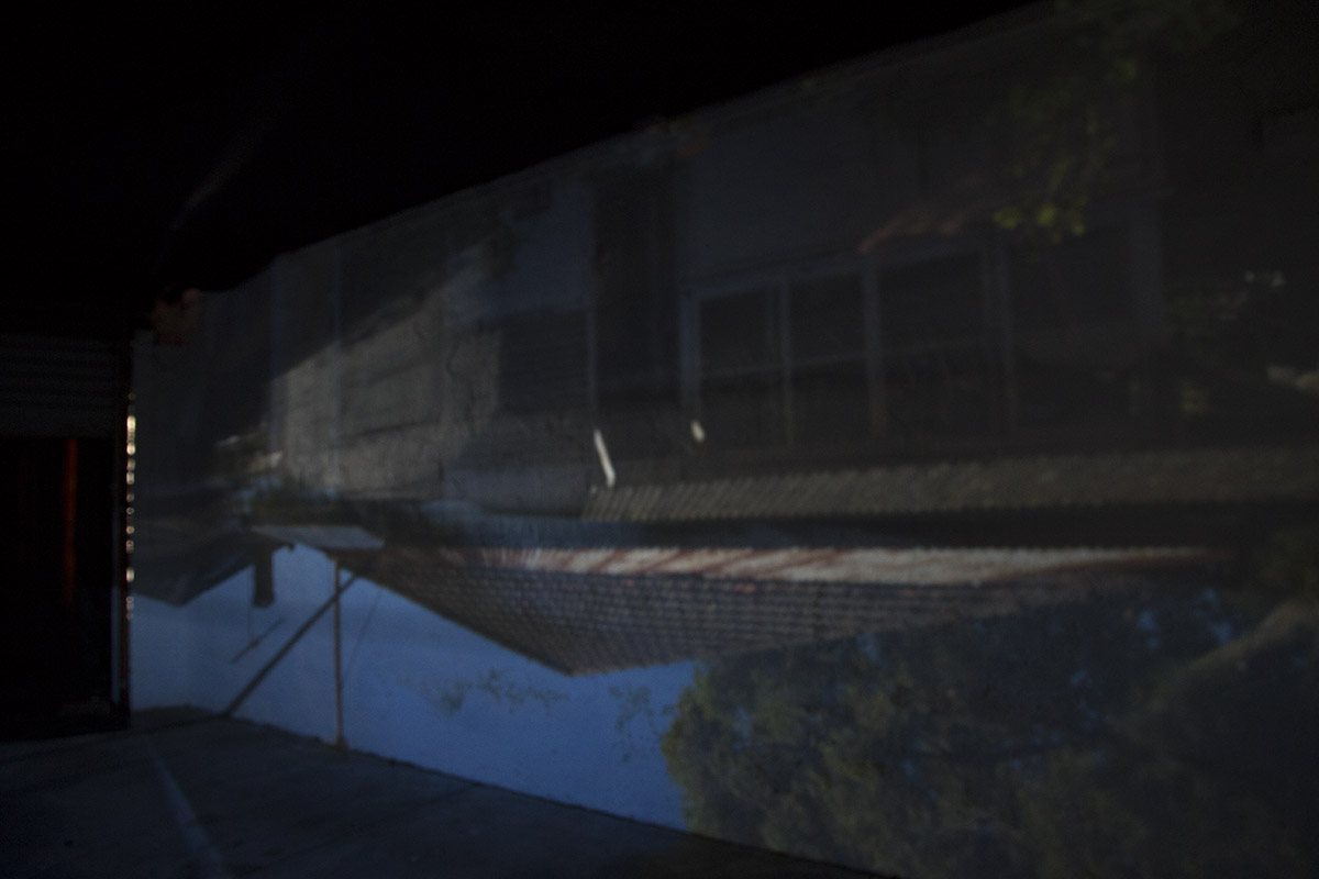 Claire Conroy, Garage Obscura, interior view, 2016