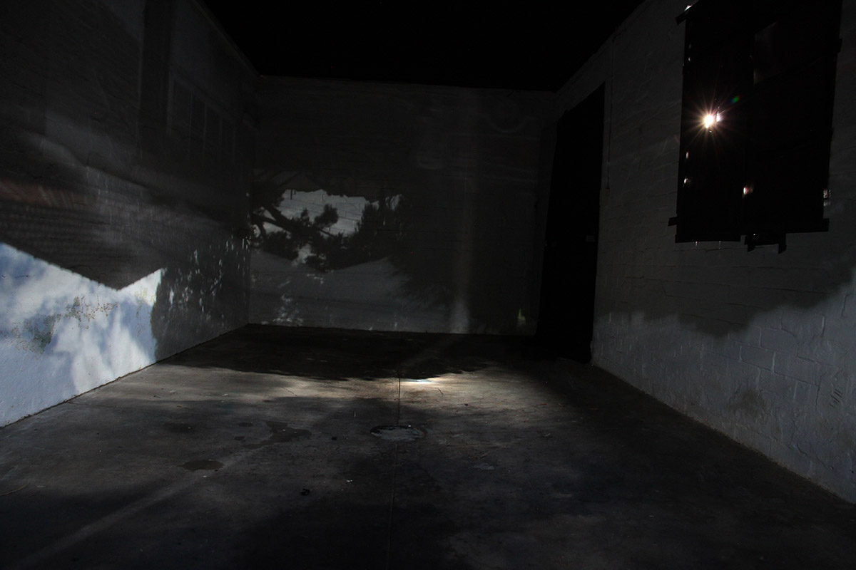 Claire Conroy, Garage Obscura, interior view, 2016