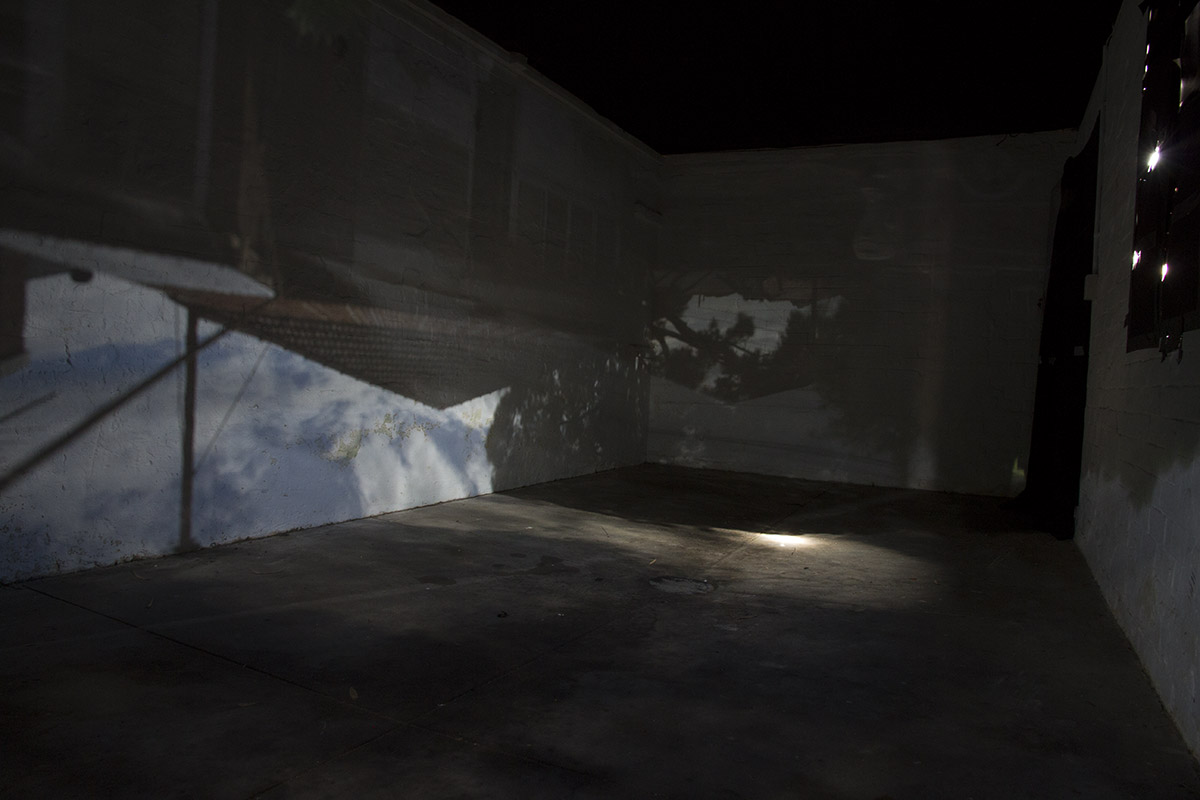 Claire Conroy, Garage Obscura, interior view, 2016