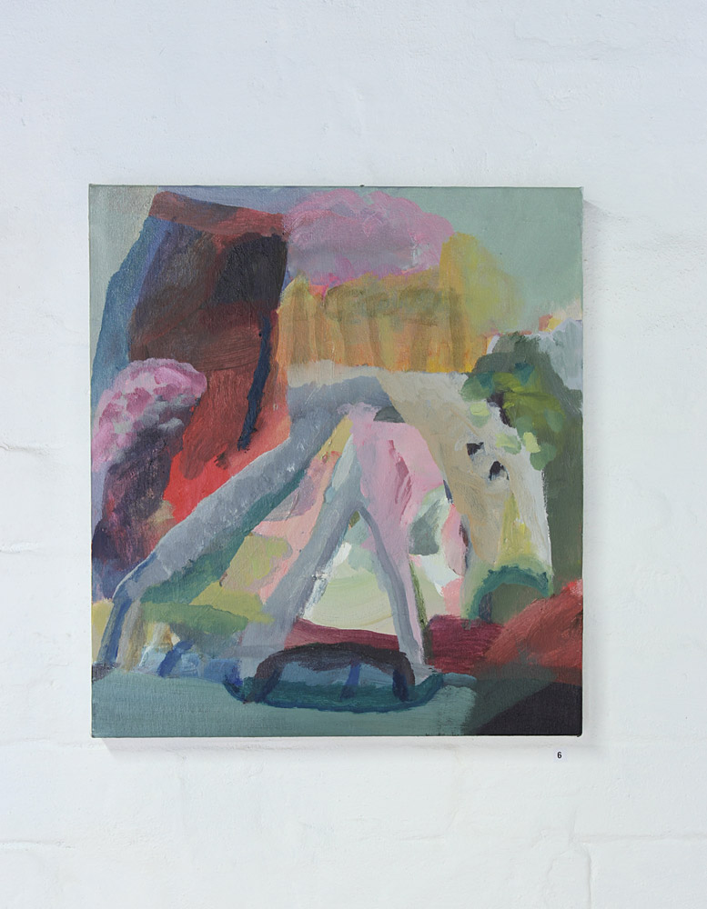 Madeleine Cruise, Mud Flat Walk, 2016, acrylic on canvas