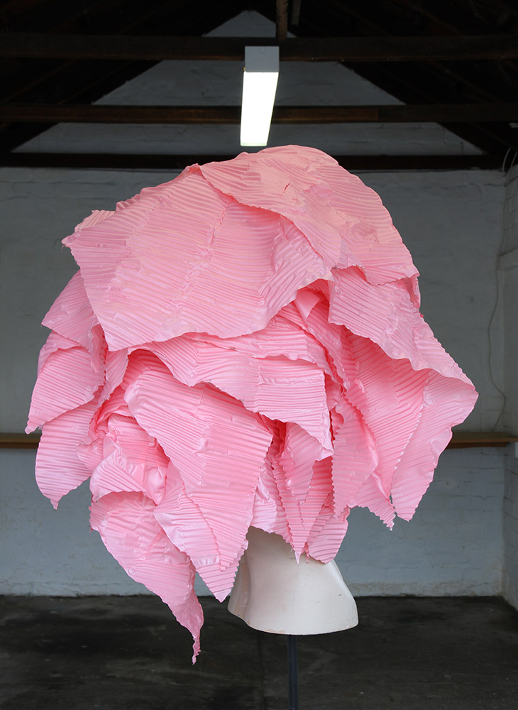 Cigdem Aydemir, What if I Crimp My Veil?, 2016. Dimensions variable