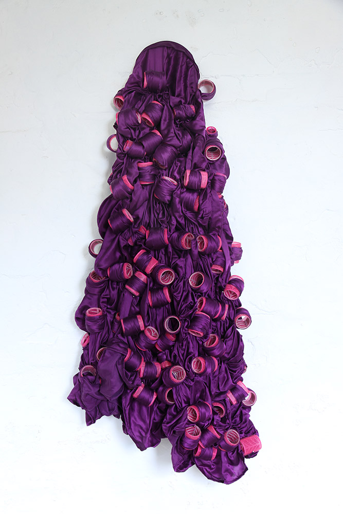 Cigdem Aydemir, What if I Curl My Veil?, 2016. Dimensions variable