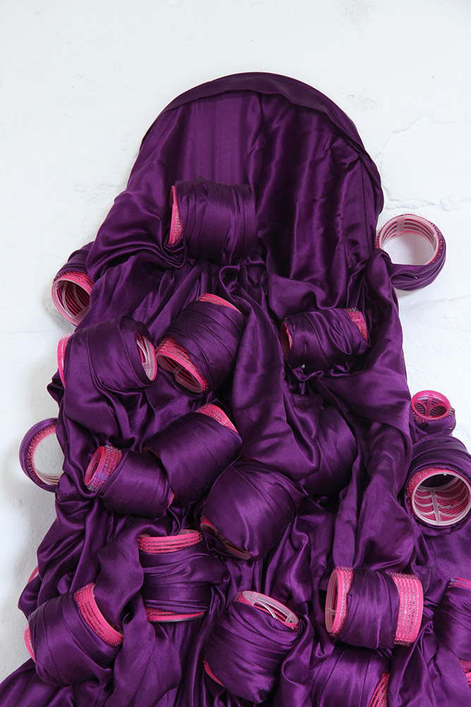 Cigdem Aydemir, What if I Curl My Veil?, 2016. Dimensions variable